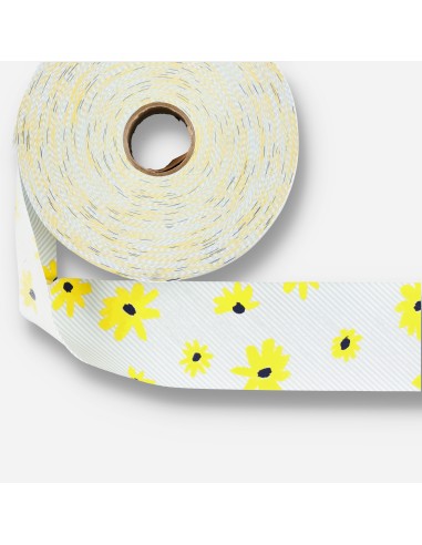 Bies 60 mm flores amarillas (tejido propio)