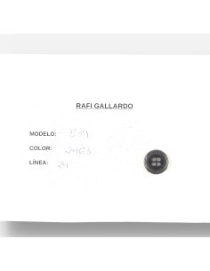 Botón L24 mod 539 color 2463 gris-7