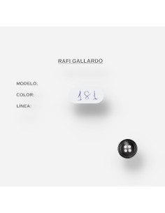 Botón L24 Ocapi color 181 negros mezcla-10