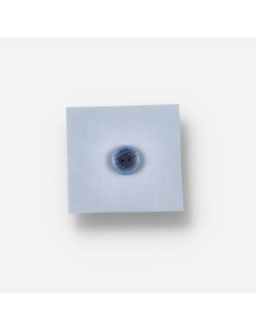Botón Raspado 2 Agujeros Marino Azul Grabado Eydoche-44
