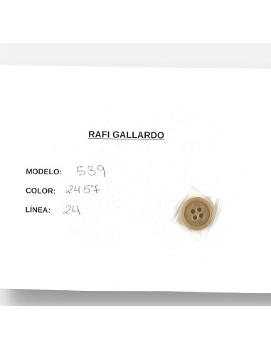 Botón L 24 mod 539 color 2457 Beig-4