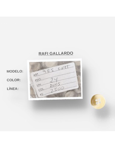 Botón L24 mod 965 optt color 2005 beig claro...