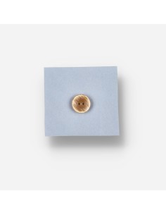 Botón Raspado 2 agujeros Beig-32